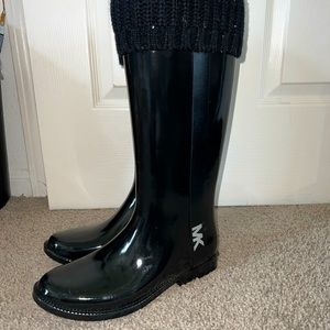 New MK Winter-Rain Boots - Size 10